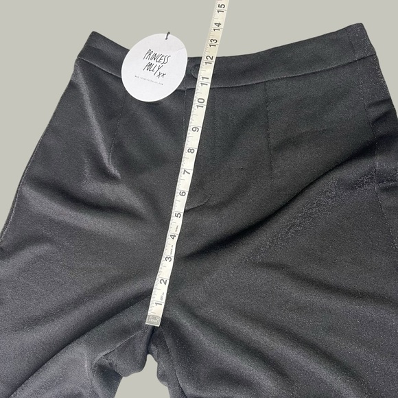 NWT Princess Polly Black glitter Croft pants - Picture 9 of 16
